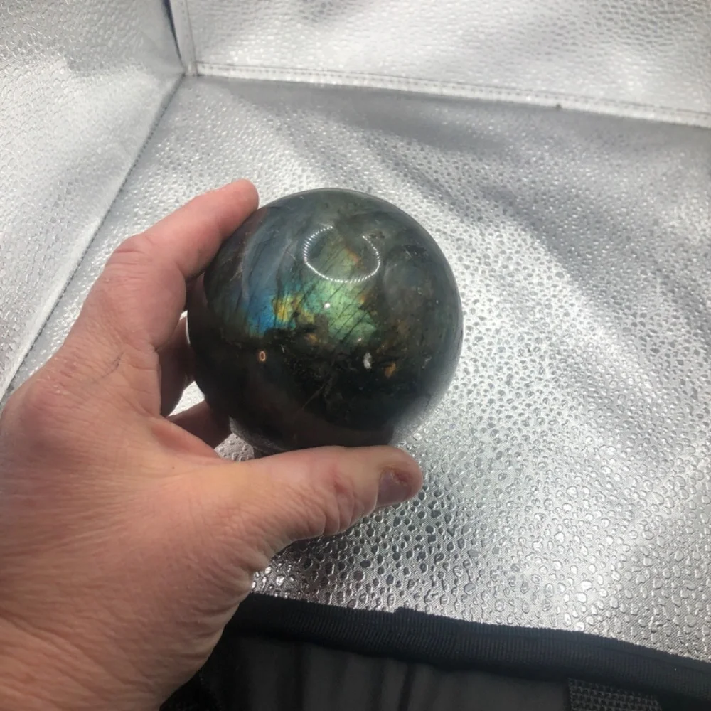 LABRADORITE SPHERE - Picture 3 of 7